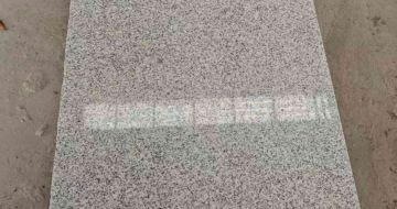 内蒙古芝麻白光面毛板