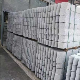 内蒙古芝麻白树围石 树池