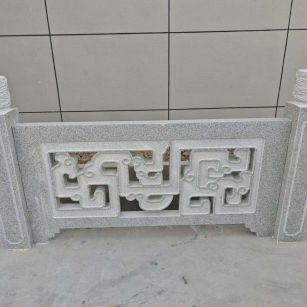 内蒙古芝麻白河道栏杆 桥栏杆