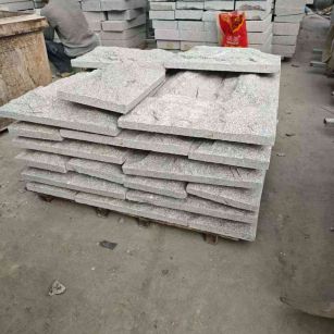 内蒙古芝麻白蘑菇石，自然面