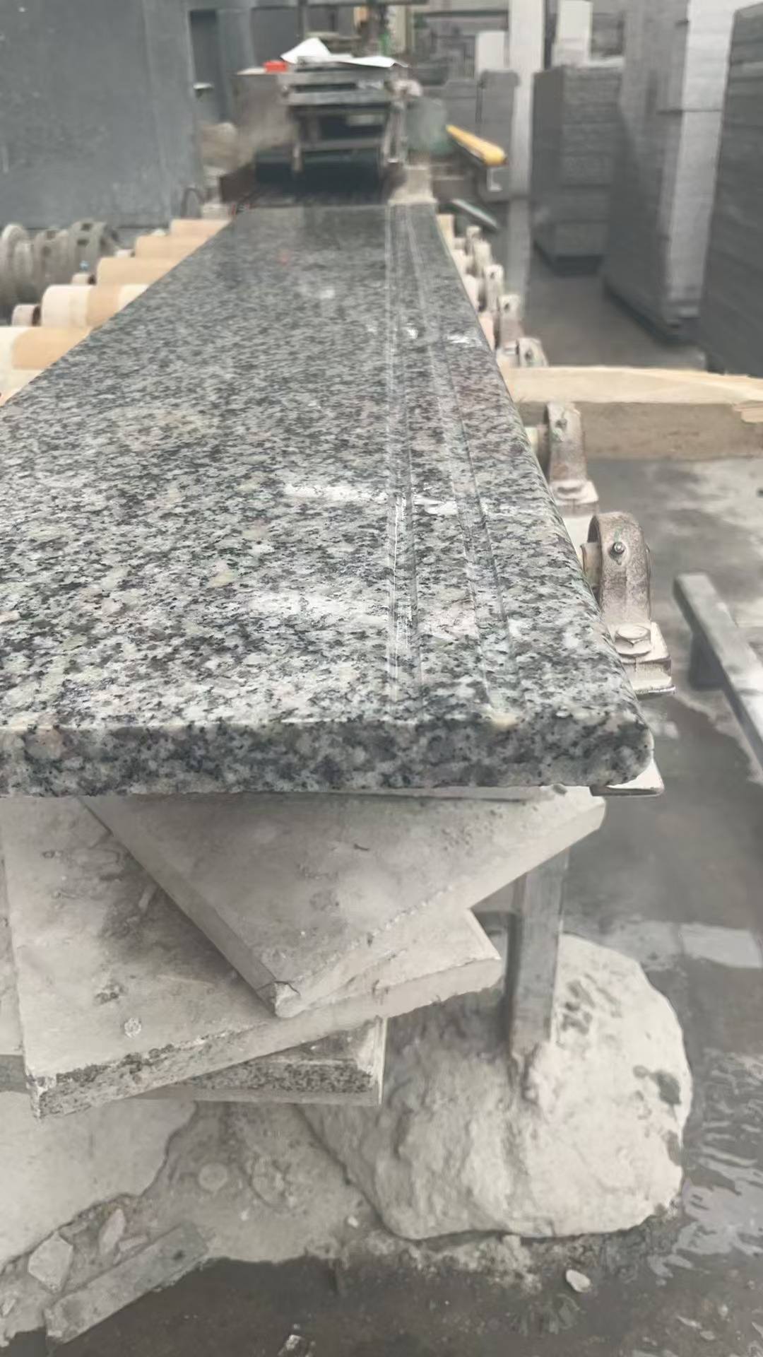 内蒙古芝麻白楼梯踏步 芙蓉白